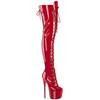 Pleaser - JUBILANT4012 Plateau overknee Laarzen - Rood Product image